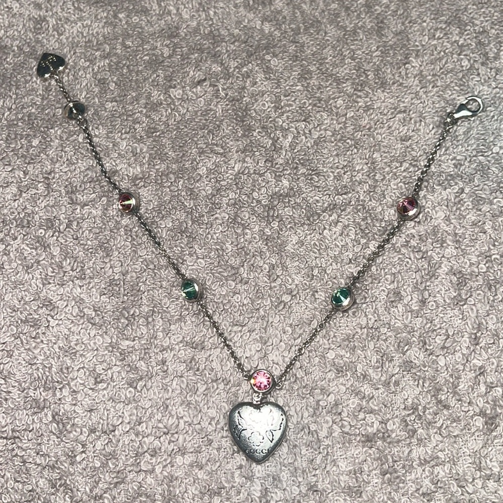 Preloved Gucci blind for love bracelet good condition has some little scratches
